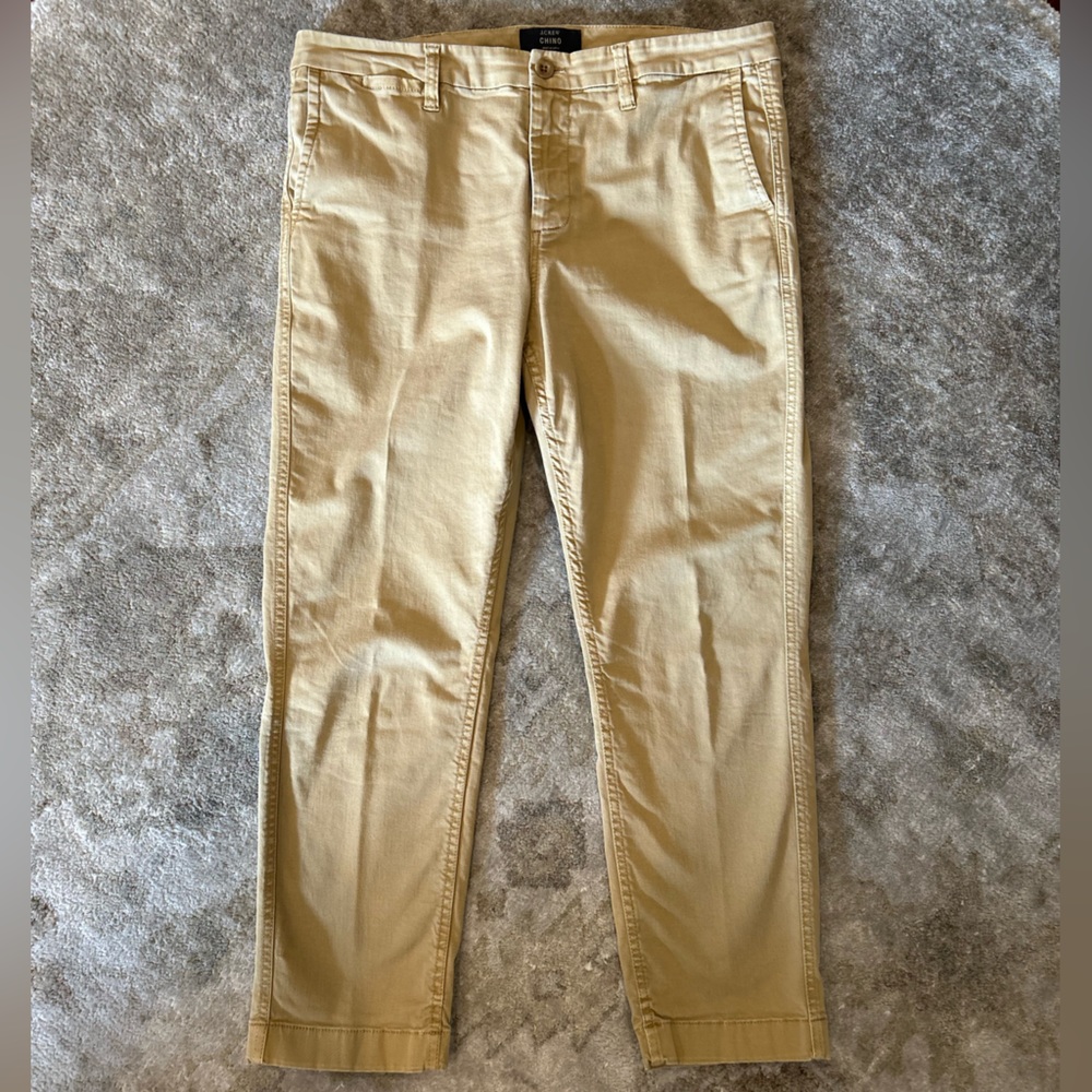 J Crew chino pants.  Size 30 (10-12 fit)
